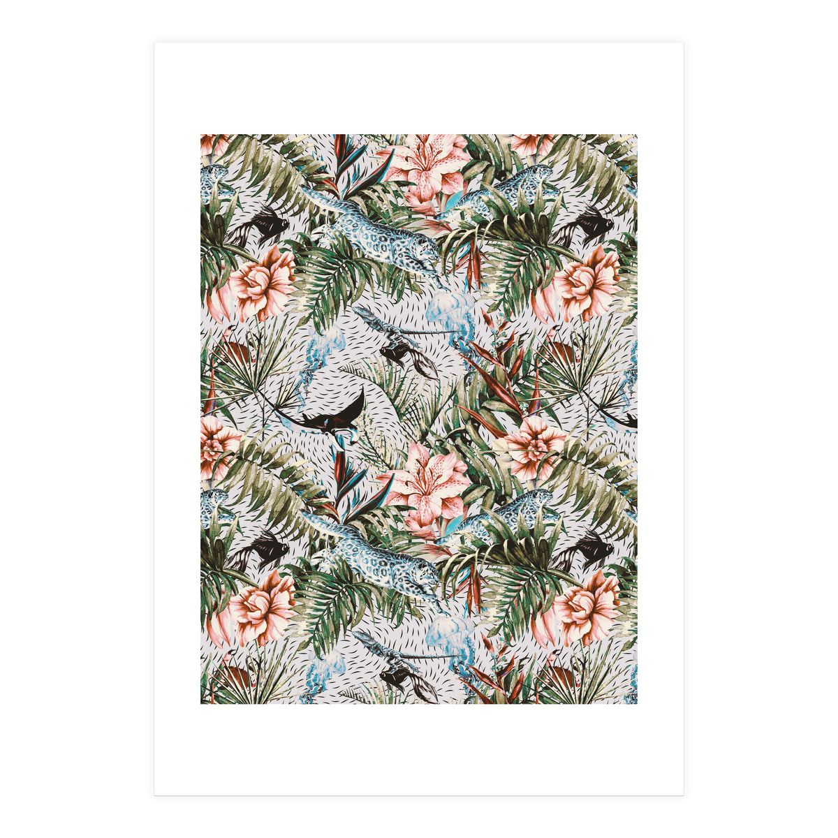 Paradisiacal flora and fauna (Print Only)