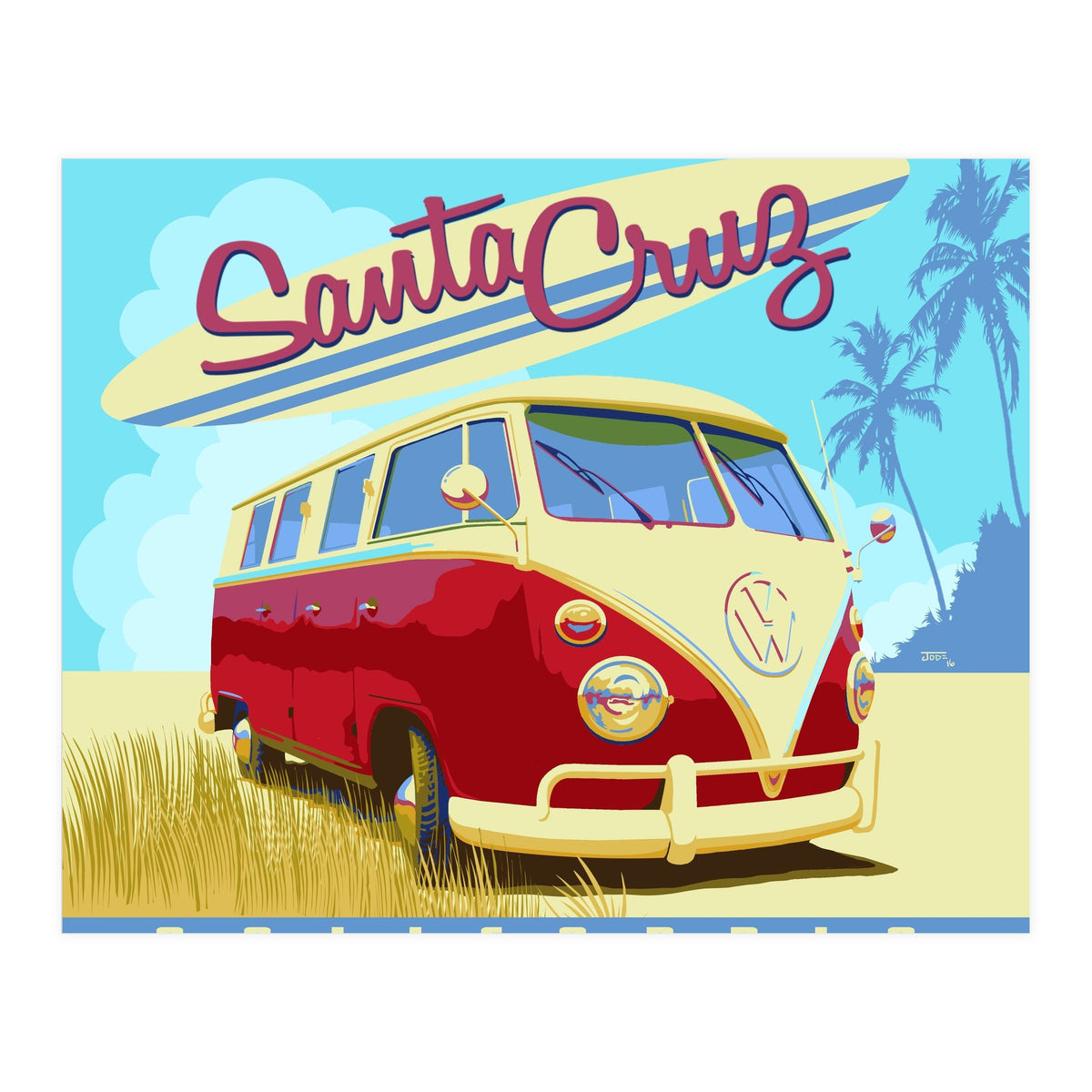 Santa Cruz California (Print Only)