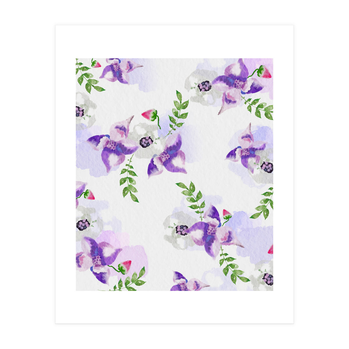 Watercolor Florals (Print Only)