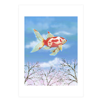 Flying goldfish (Print Only)