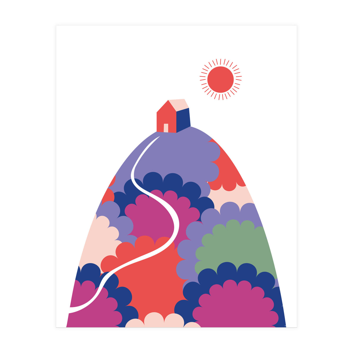 Dream House 1 Rgb  White (Print Only)