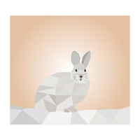 Rabbit Low Poly Art (Print Only)