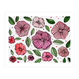 Watercolor And Ink Florals (Print Only) thumbnail