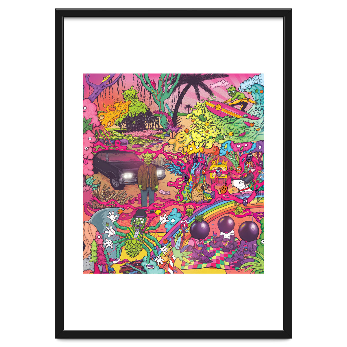 ABBEYDALE BREWERY COLLAB SERIES #2 FULL ILLUSTRATION - THORNBRIDGE, WILDE CHILD, RIDGESIDE, TORRSIDE, BOX SOCIAL, ORA BREWING