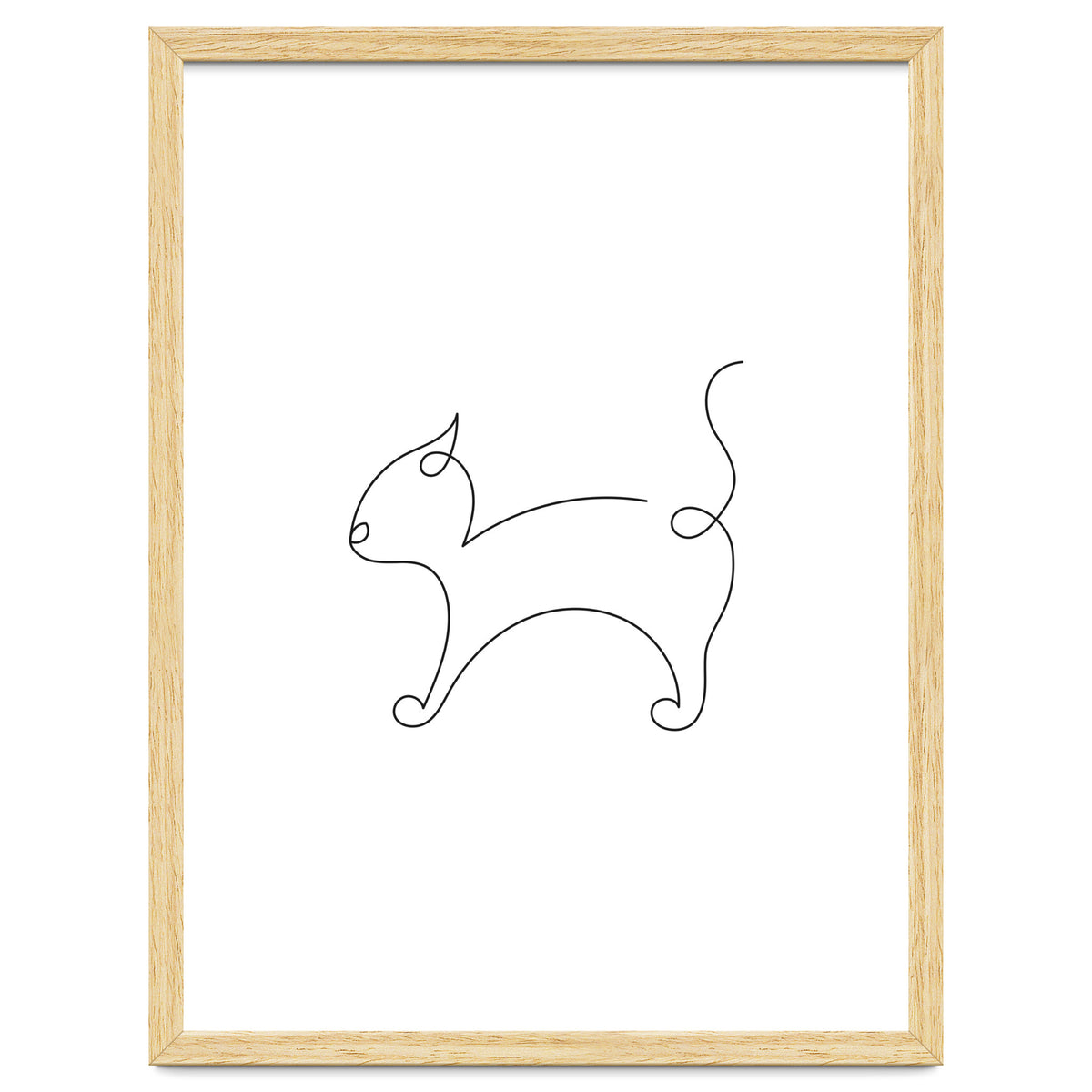 One Line Cat
