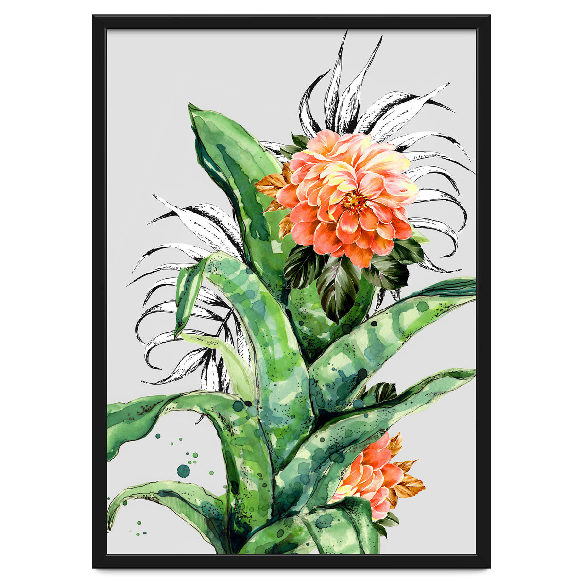 Collage of florid nature