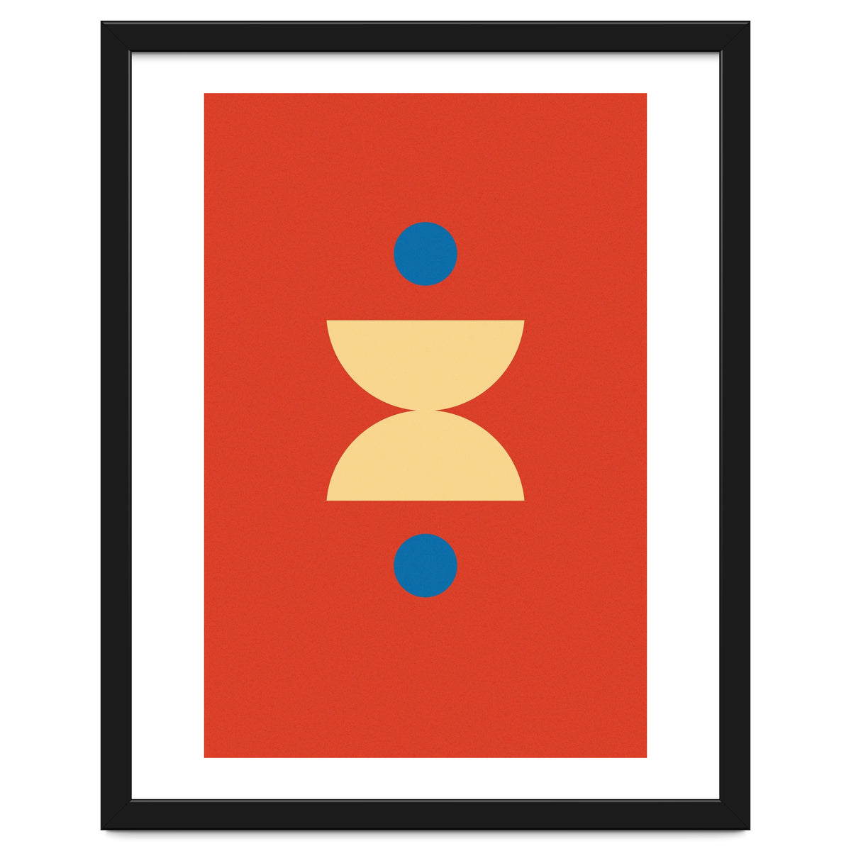 Mid Century Geometrical Print