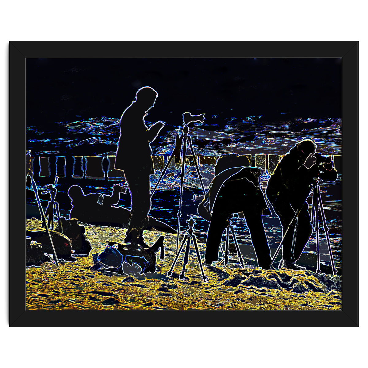 Photographers at the beach