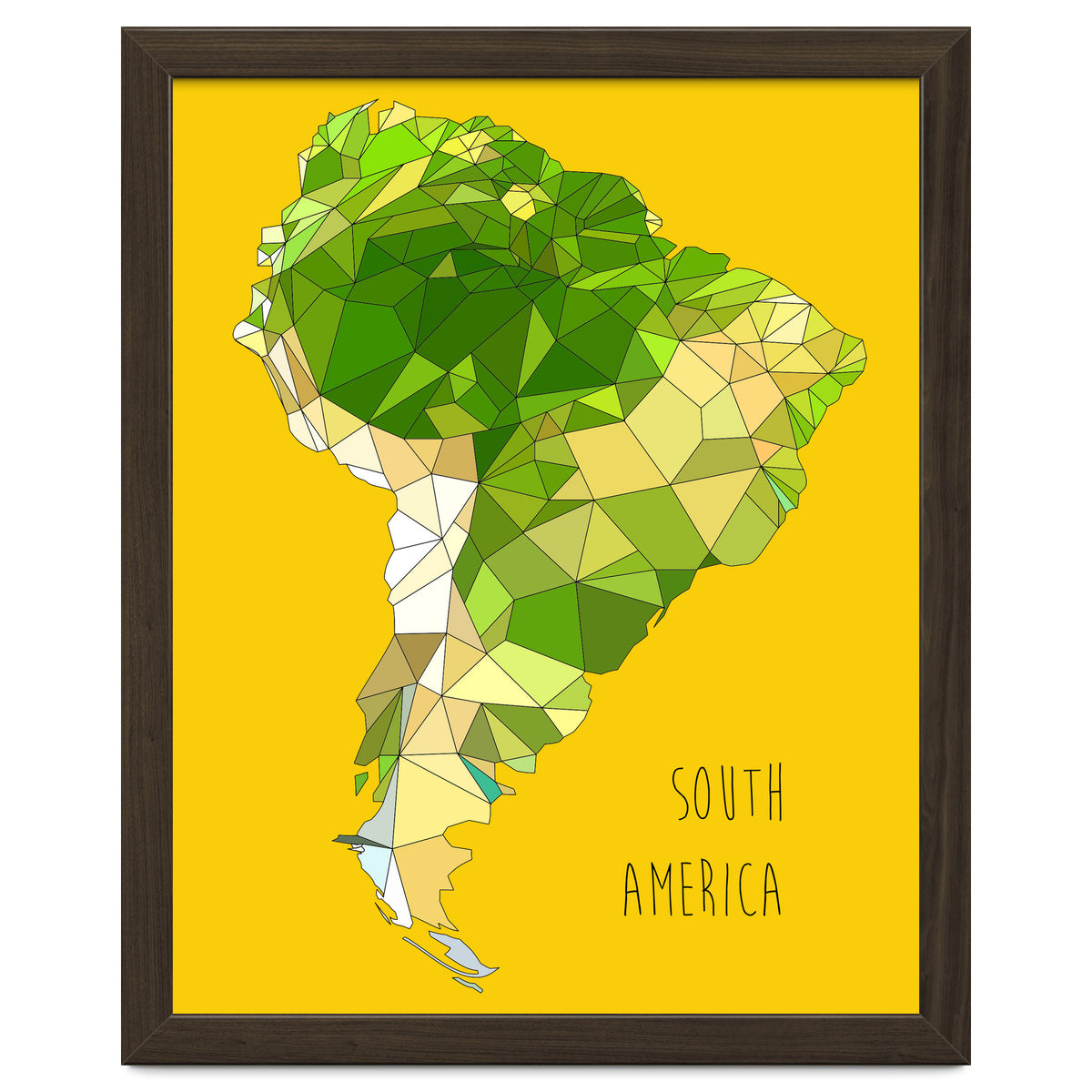 SOUTH AMERICA – Yellow