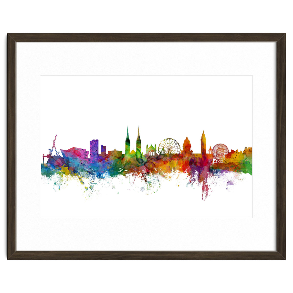 Belfast Northern Ireland Skyline