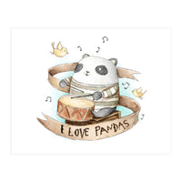 I Love Pandas (Print Only)