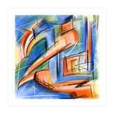 Emersions In Blue And Orange (Print Only) thumbnail