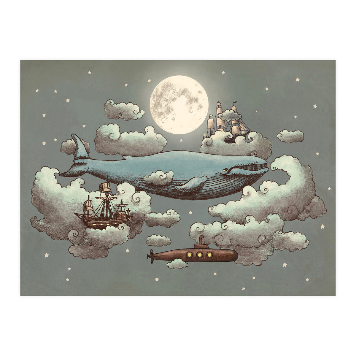 Ocean Meets Sky (Print Only)