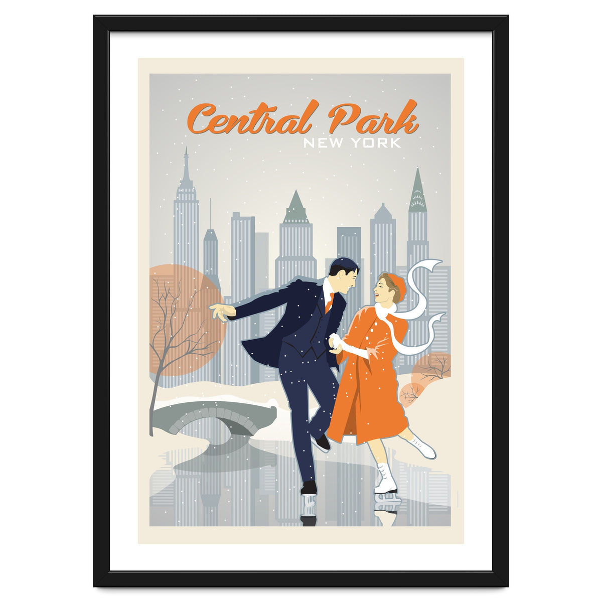 Skating in Central Park