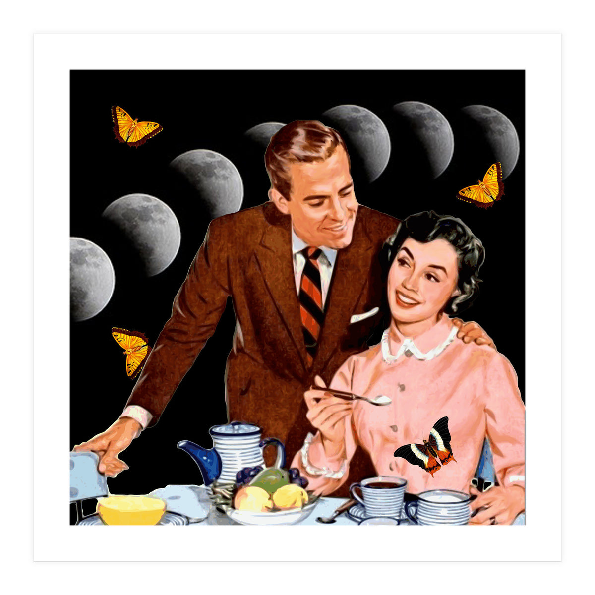 Bread In The Morning Makes Me Butterfly In Belly  (Print Only)