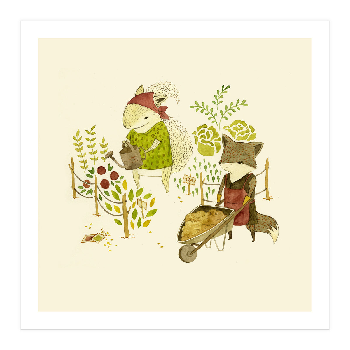 Growing A Garden (Print Only)