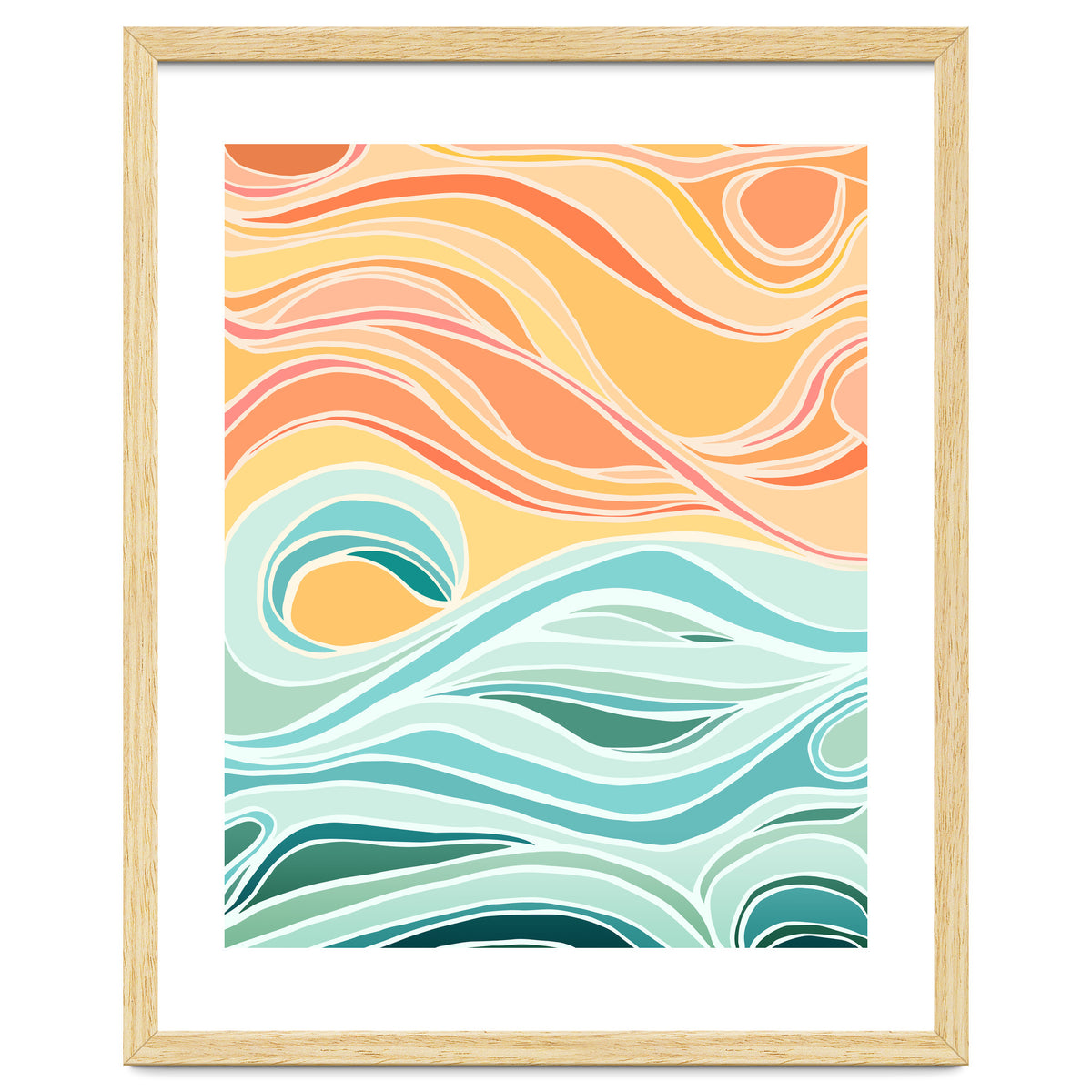 Sky And Sea Abstract