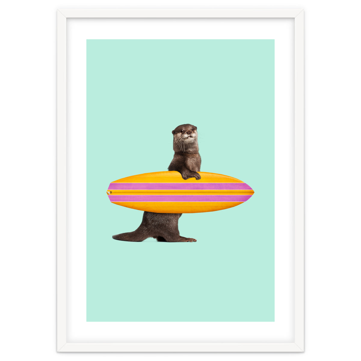 Surfing Otter
