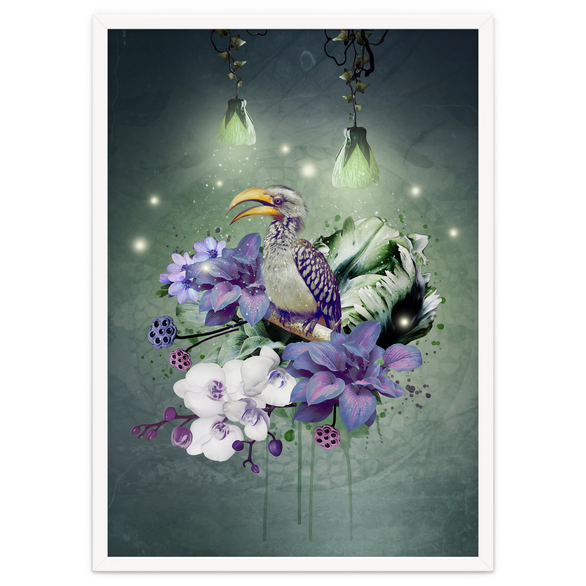 Floral Magic Hornbill