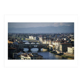 Florence and the Ponte Vecchio bridge (Print Only) thumbnail