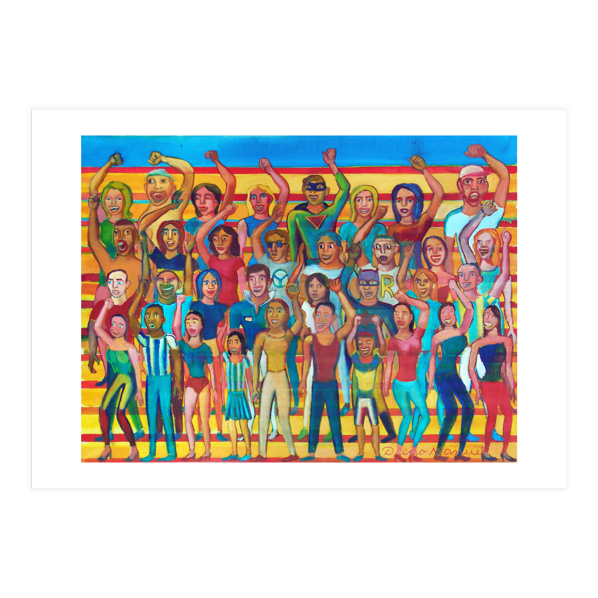Hinchada Multicolor 2 (Print Only)