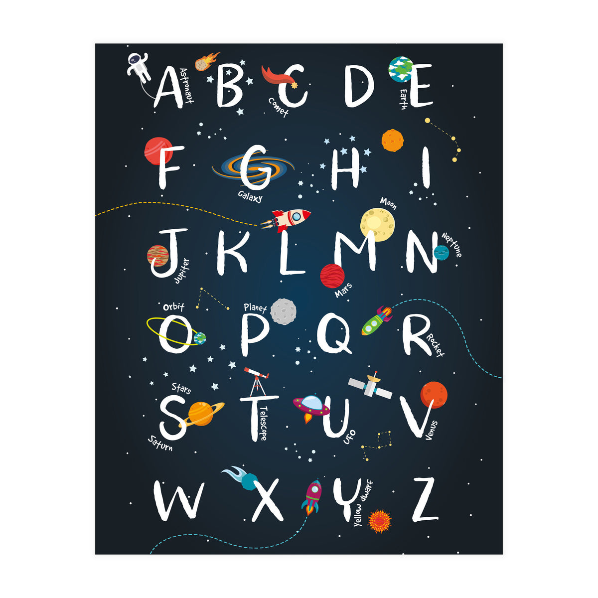 Space Alphabet (Print Only)
