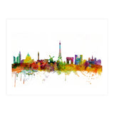 Paris France Skyline (Print Only) thumbnail