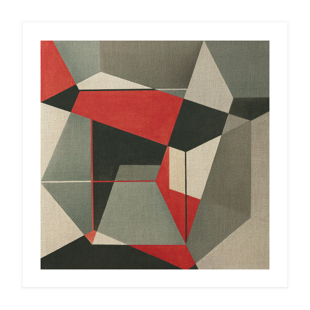 Geometric Fox (Print Only)