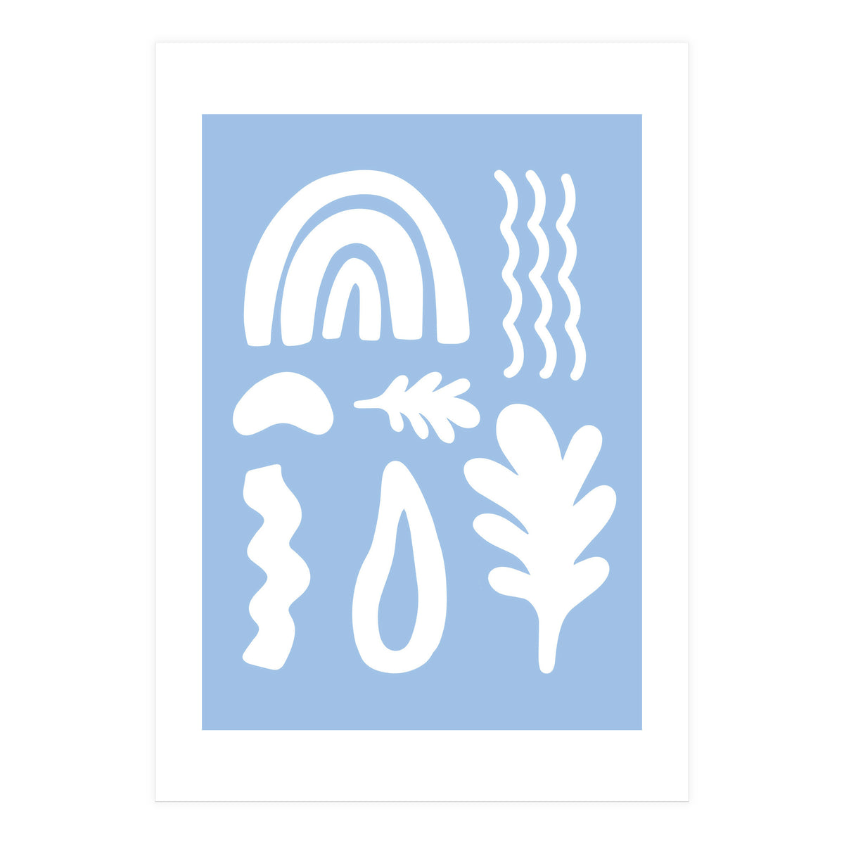 Abstract Happy Shapes (Print Only)