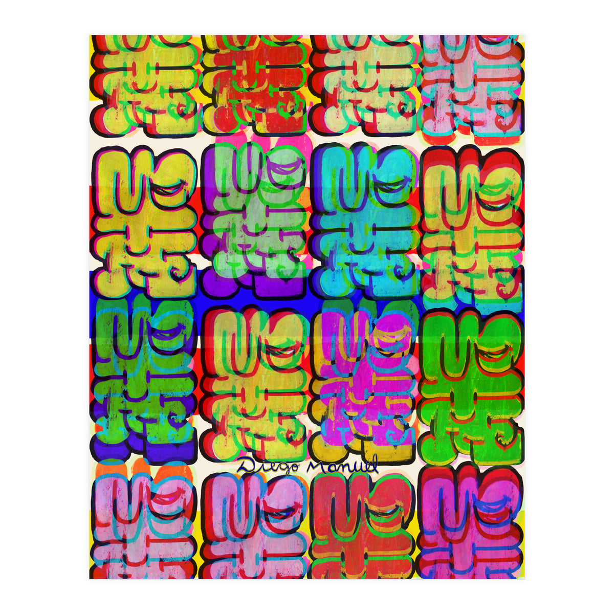 Graffitis 2021 Tapiz 125 (Print Only)