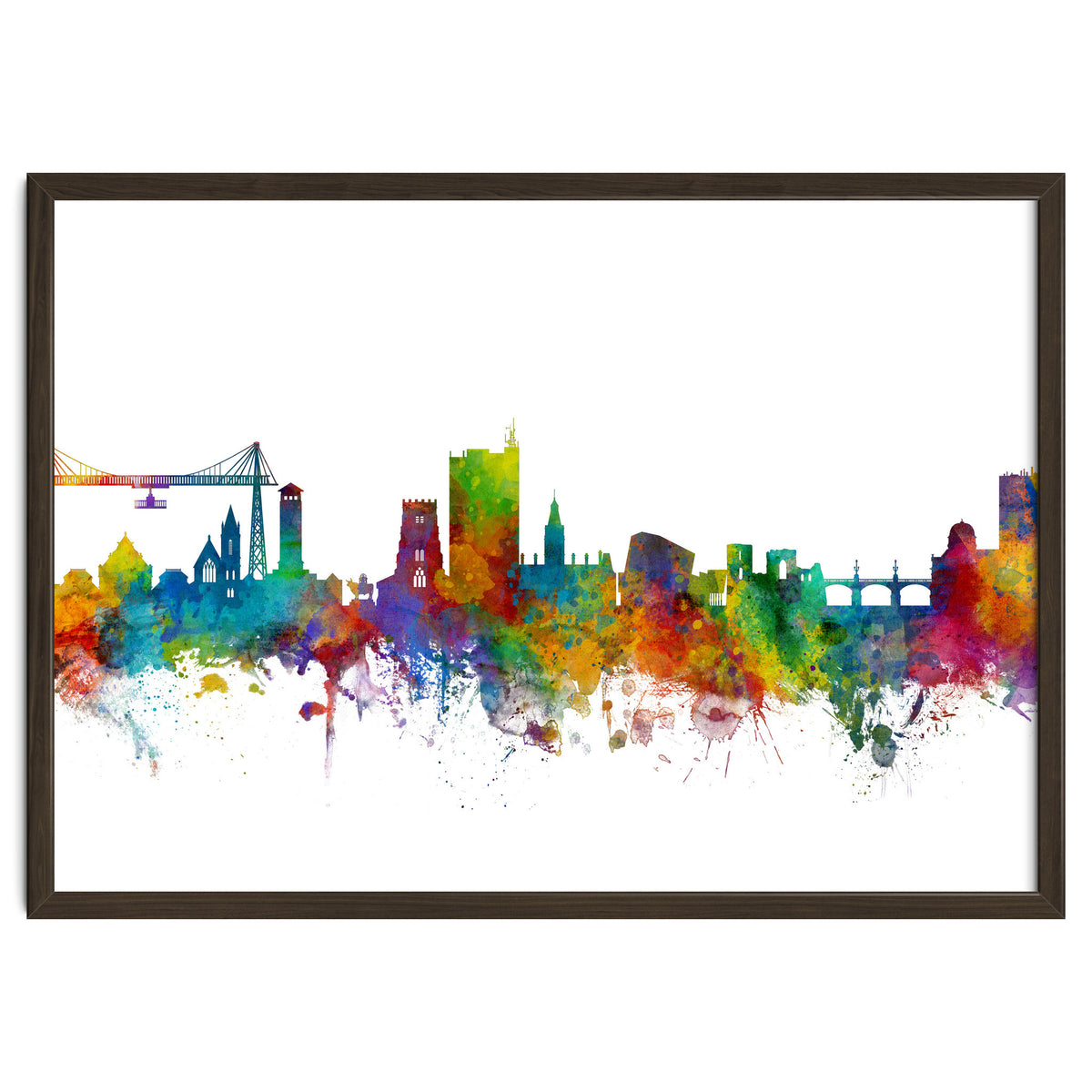 Newport Wales Skyline