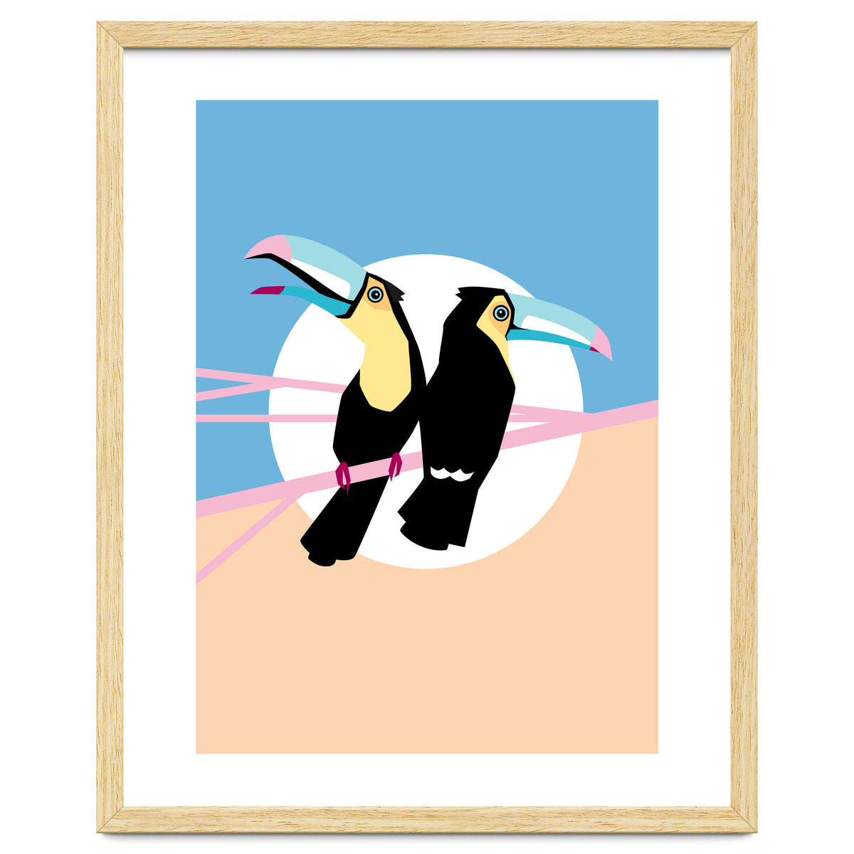 Pastel Toucans