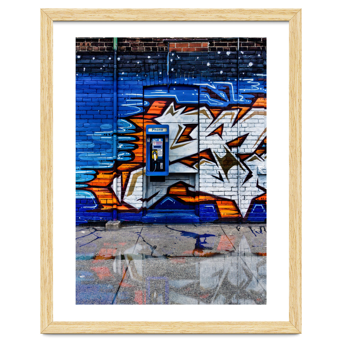 Phone Booth No 12 Color Version Reflection