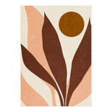 ABSTRACT LEAVES AND SUN - R01 (Print Only) thumbnail