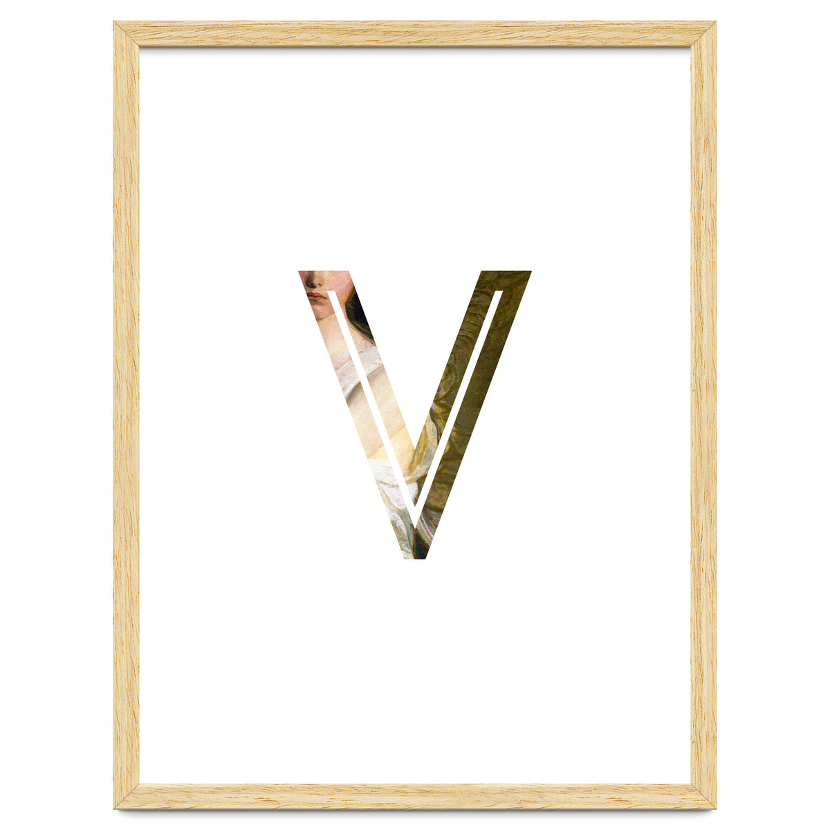 Letter V - (Impress)