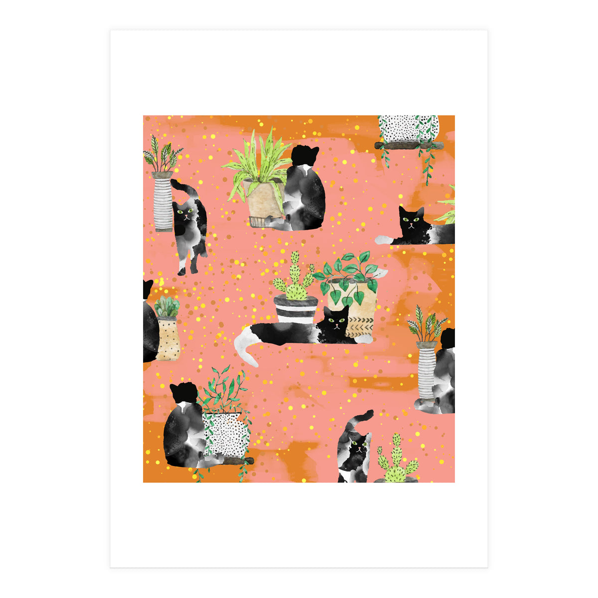 Cats & Plants (Print Only)