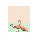 Flamingo Pastel Art (Print Only) thumbnail