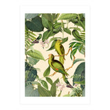 Green Jungle Parakeets (Print Only) thumbnail
