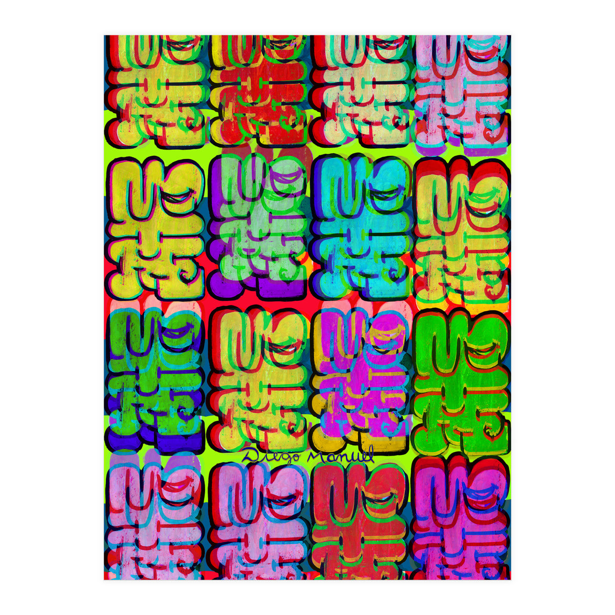 Graffitis 2021 Tapiz 121 (Print Only)