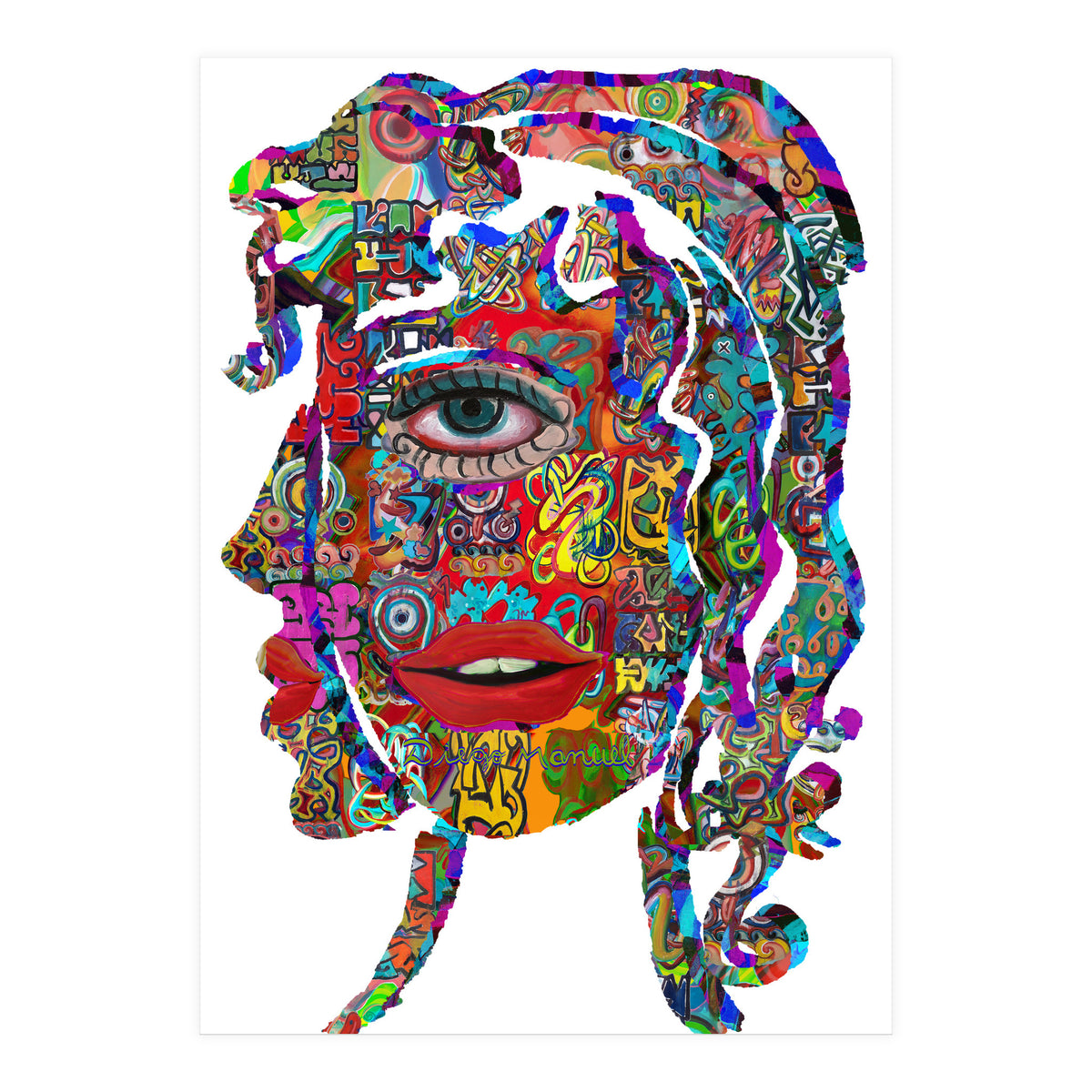 Mujer Digital 2 10  (Print Only)