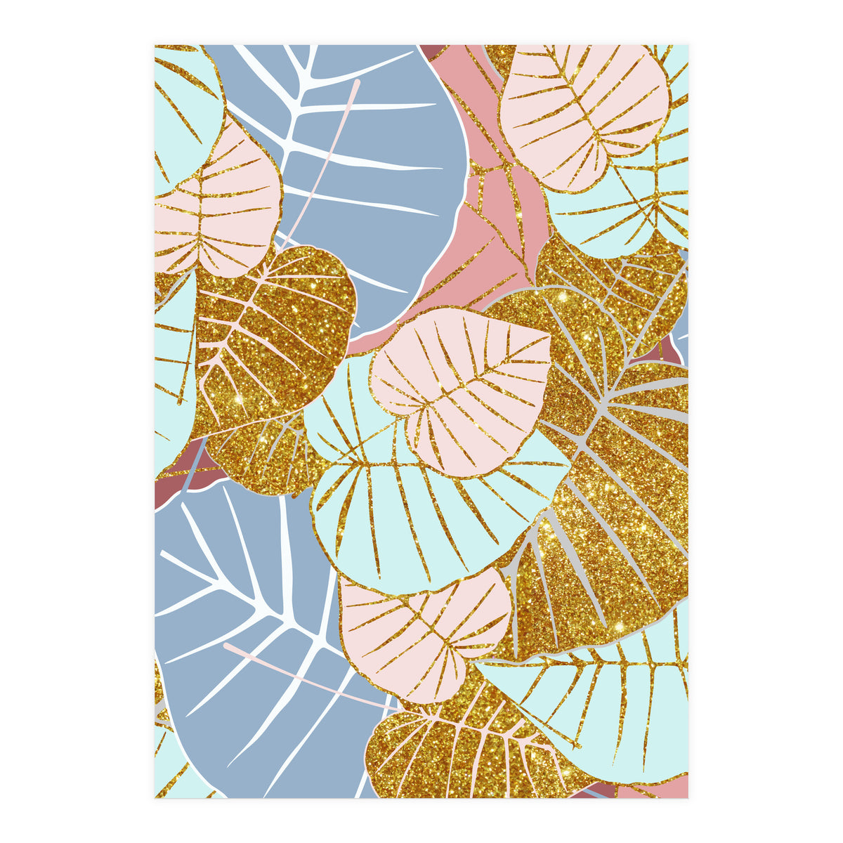 Floral Gold (Print Only)