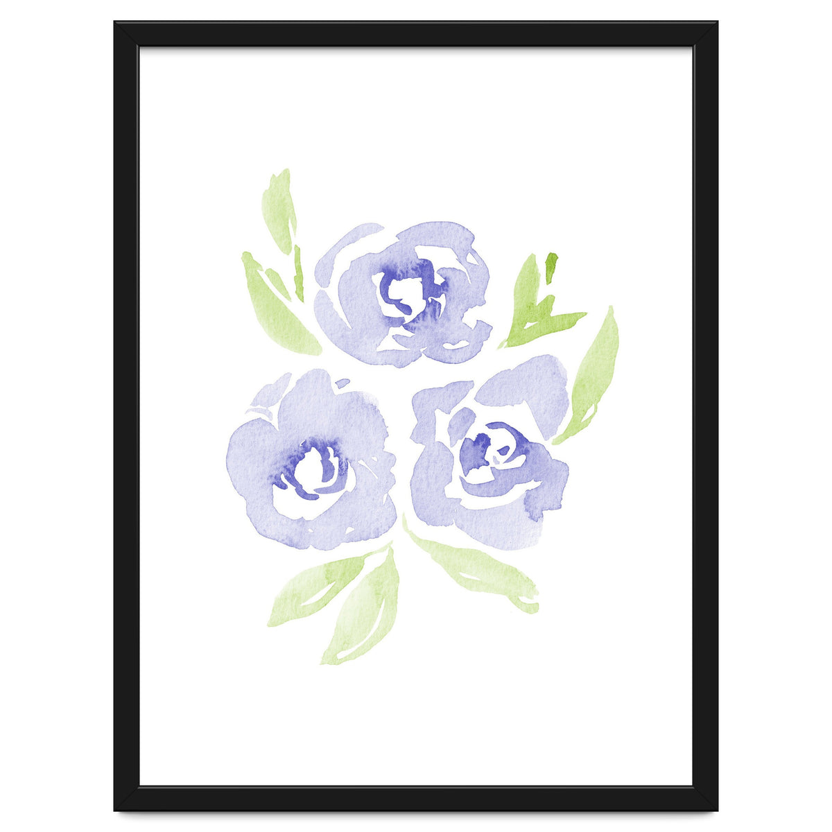 Wild Roses | Periwinkle Blue