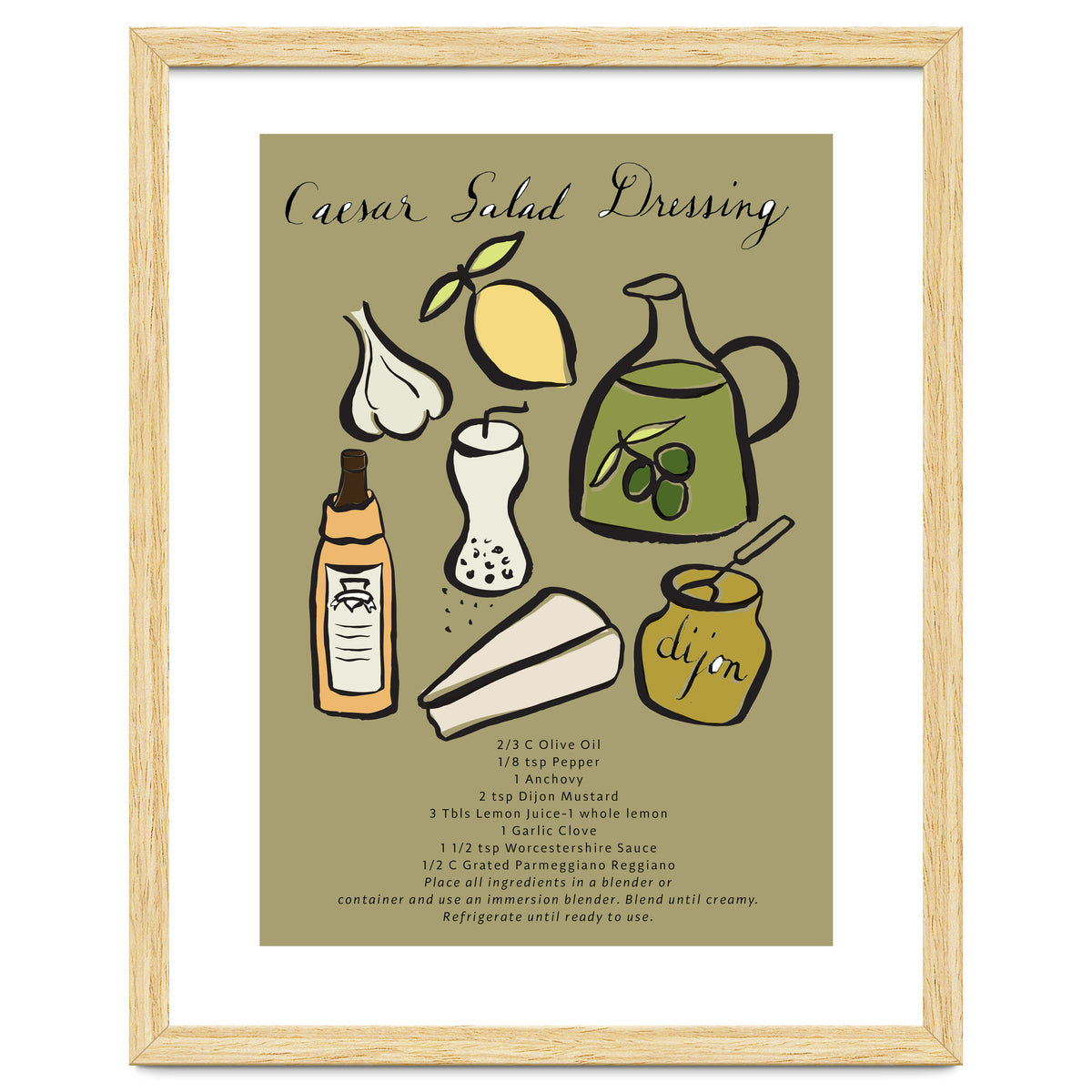 Caesar Salad Dressing Recipe