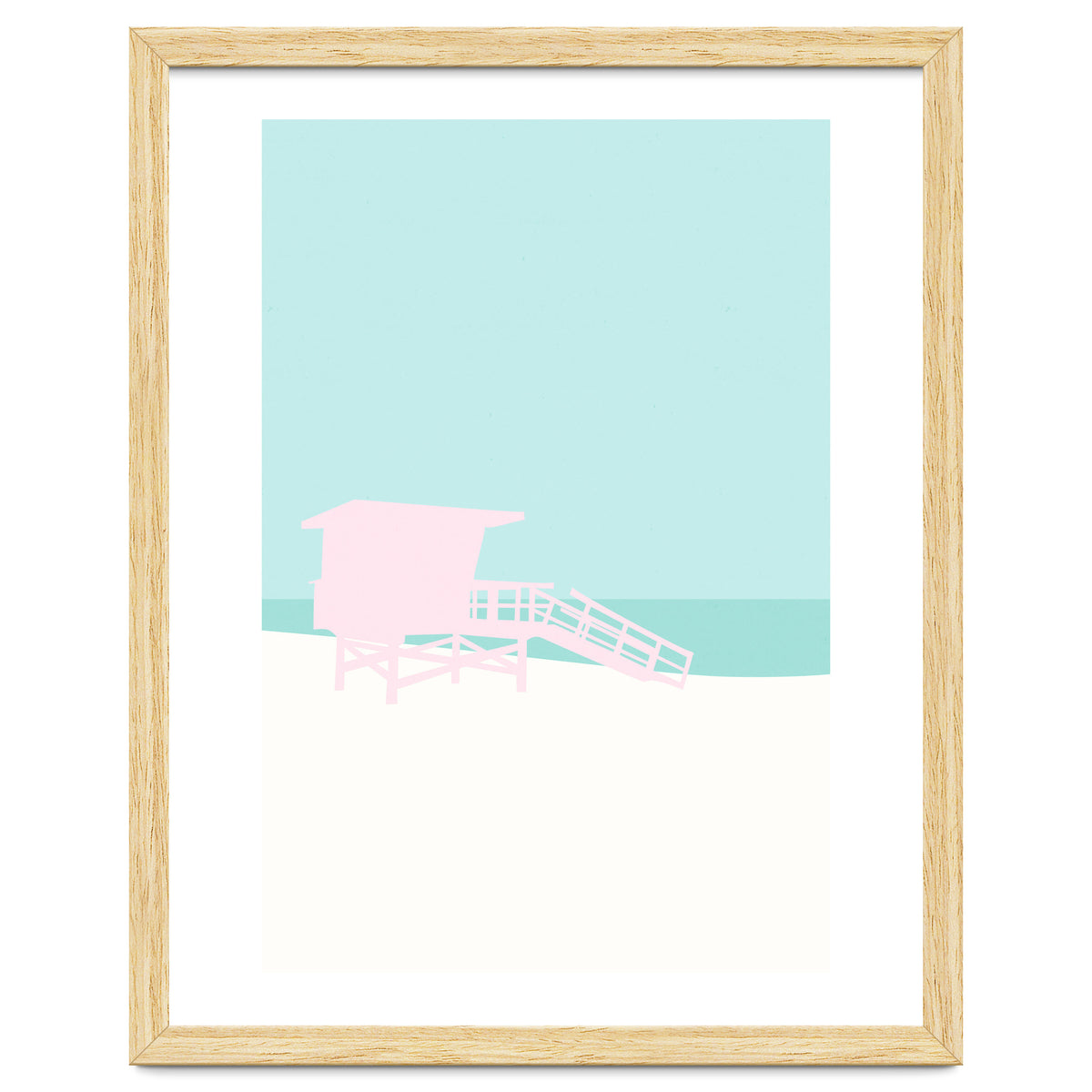 Minimal Lifeguard Tower - Turquoise Coast