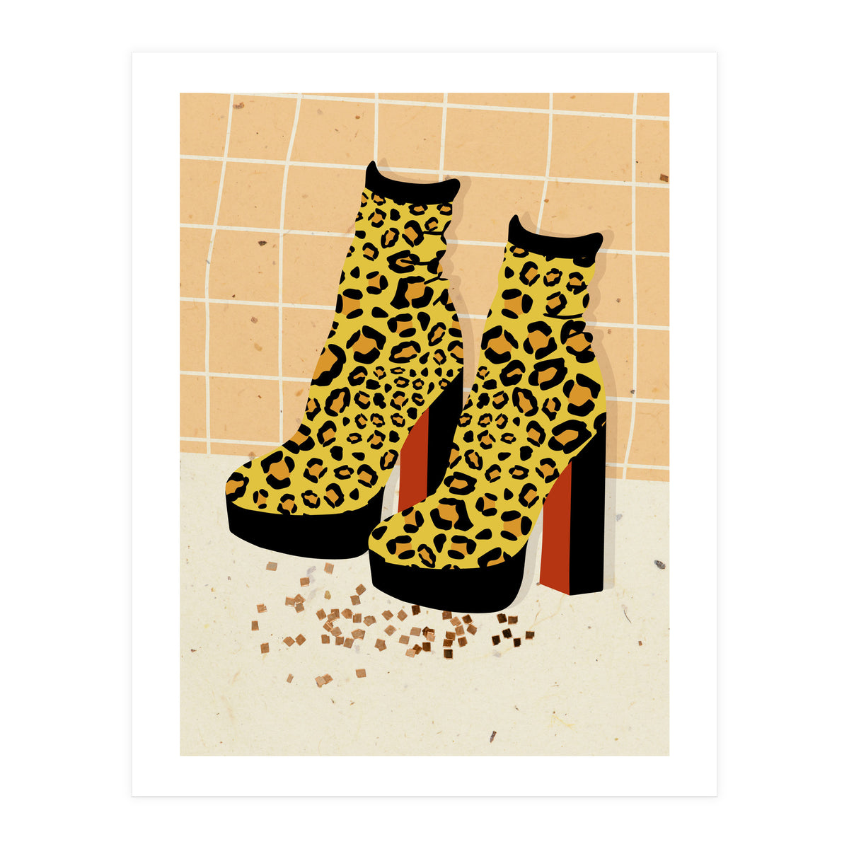 Leopard Disco Platforms (Print Only)