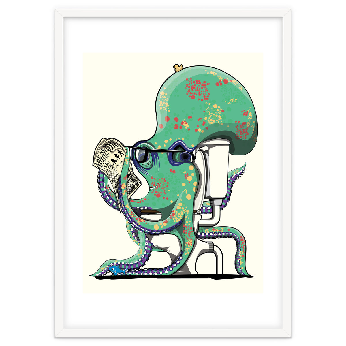 Octopus on the Toilet