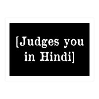 Judges You In Hindi (Print Only)