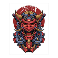 Japanese Oni Samurai (Print Only)