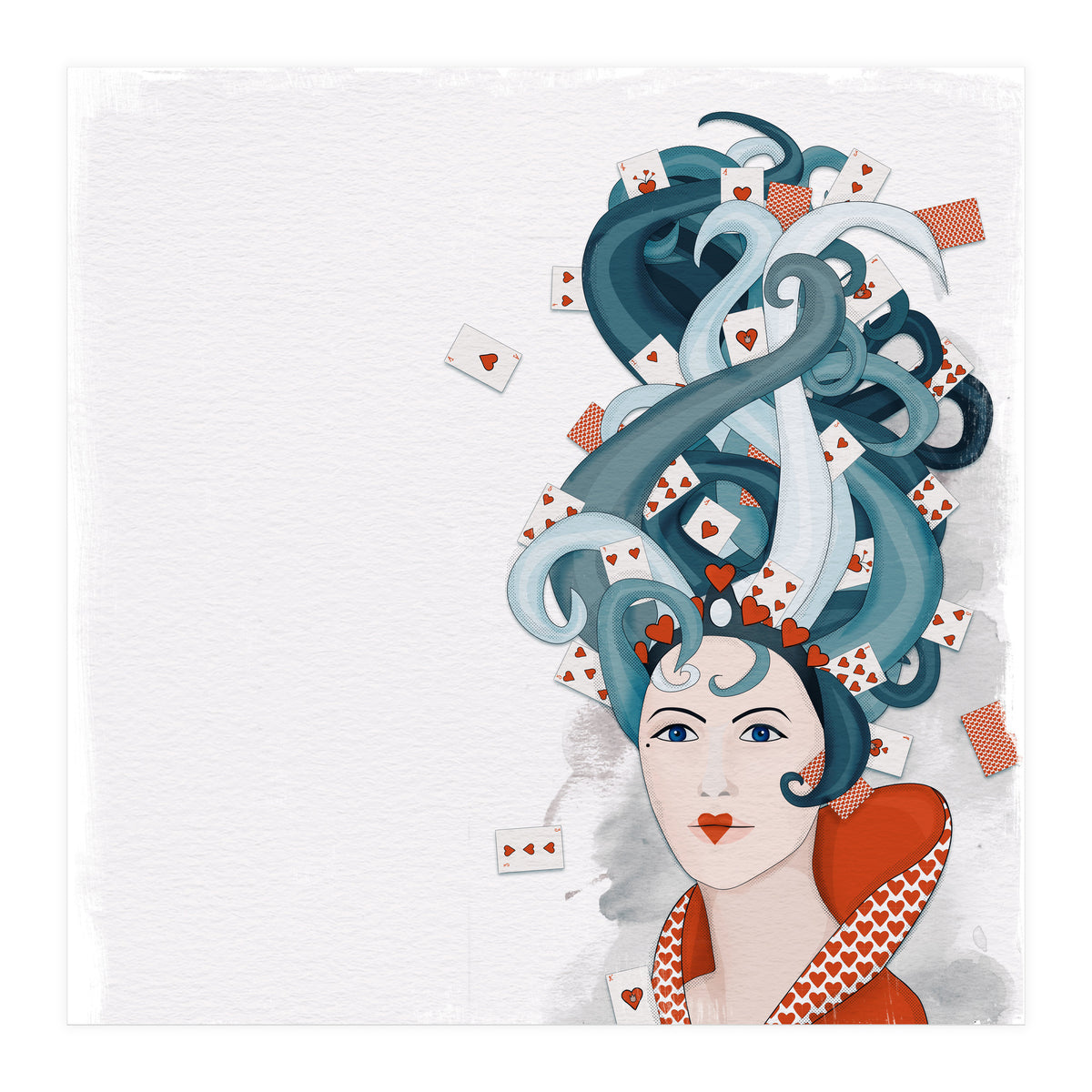 Rococo: Queen of hearts (Print Only)