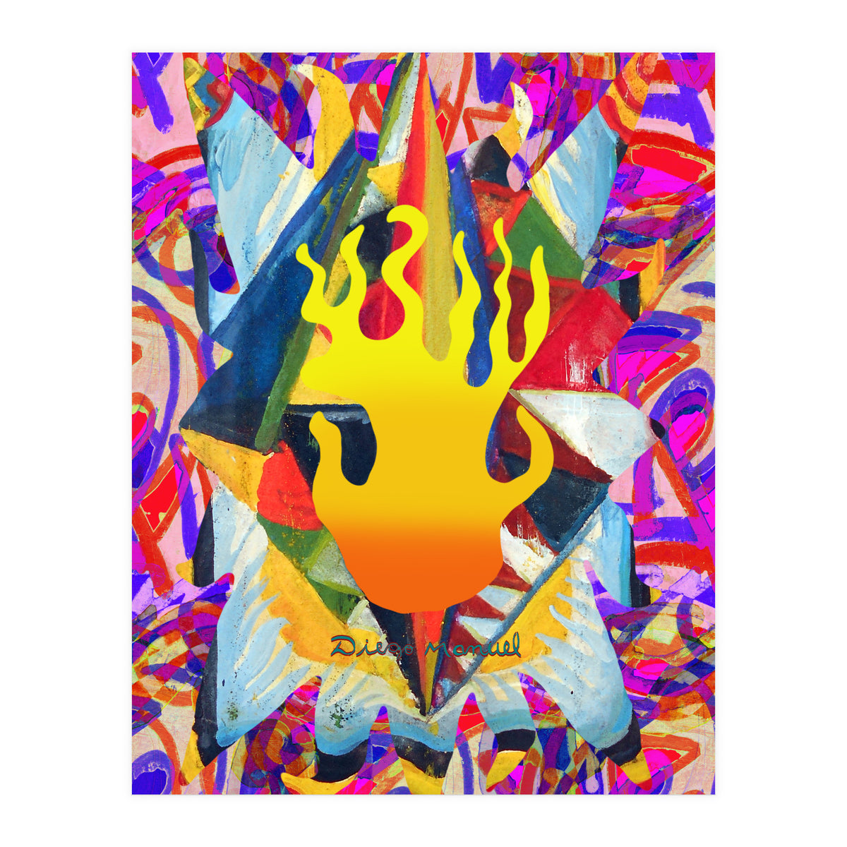 Fuego Y Graffiti 29 (Print Only)